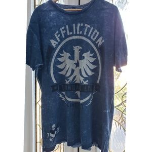 Men's Reversible Affliciton Shirt